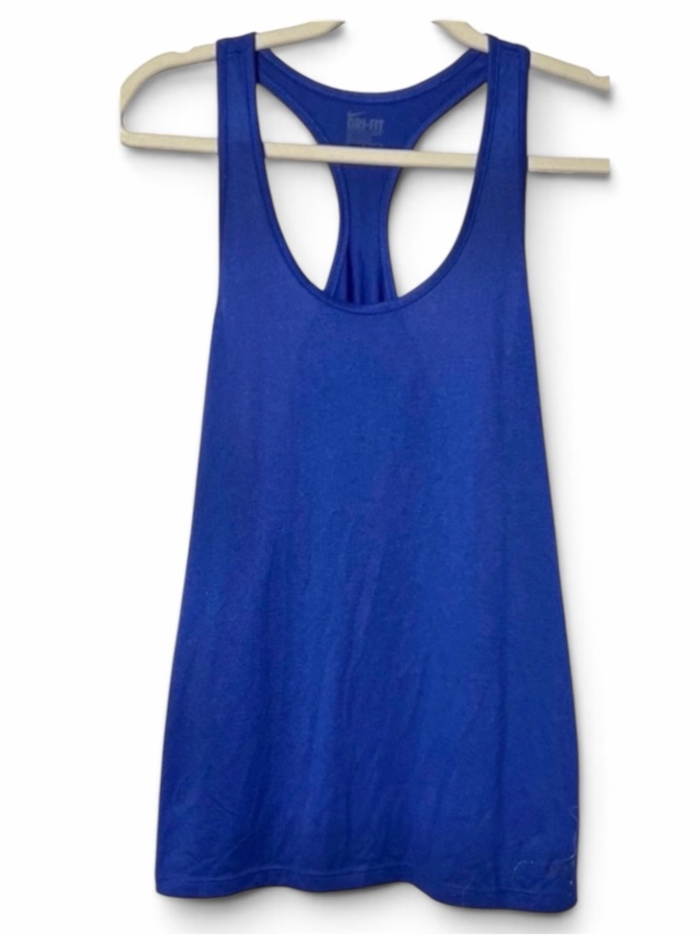Nike Dri-Fit Blue Slim Fit Racerback Tank Top Size Large